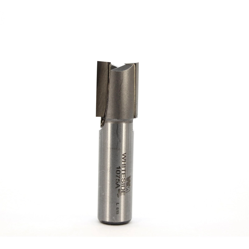 Double Flute Straight Cut Router Bit - 1/2" SH - Diameter:19/32" - Cutting Length:3/4" - Overall Length:2-1/4"